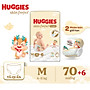 Tã quần Huggies Skin Perfect phiên bản Rồng giới hạn Super Jumbo M70+6 miếng với 2 vùng thấm giảm kích ứng da