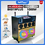 Loa Kéo Di Động MTMAX BK819Plus, Công Suất Cực Khủng 1000W, Hệ Thống 2 Bass Đôi 40, 4 Trung, 2 Treble, Âm Thanh Cực Khủng, Kèm 2 Micro Không Dây Cao Cấp, Chuyên Karaoke Không Gian Lớn, Quán Bar. HÀNG CHÍNH HÃNG