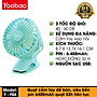Quạt Kẹp Tích Điện Yoobao F04 Mini Pin Siêu Khủng 6400mah Thoải Mái 2 Ngày Với 4 Tốc Độ - Hàng Chính Hãng