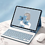 Bao da case ốp silicone kèm bàn phím bluetooth cho ipad 10.2, 10.5, 10.9, Pro 11 inch - HÀNG CHÍNH HÃNG