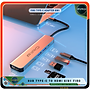 Hub Type C FIRO 6in1 - Hub Chuyển Đổi Type C To HDMI Chuẩn HDTV - 1 Cổng HDMI/HDTV 4K, 2 Cổng USB 3.0, 2 Khe Đọc Thẻ TF Và SD, 1 Cổng Sạc Nhanh Type C PD - Kết Nối Tốc Độ Cao - Dùng Cho Tivi/Laptop/Playstation/PC/Smartphone – Hàng Chính Hãng