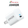 Cốc sạc Anker Powerport III Nano 1Type-C 20W A2633 - Hàng chính hãng