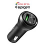 Cốc sạc xe hơi Spigen STEADIBOOST 1USB 1Type-C 27W PD3.0/QC3.0 000CP25597 - Hàng chính hãng