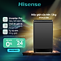 Máy Giặt Hisense 13kg WTJH1313UB Giặt thông minh AI tiết kiệm điện và nước, bảo hành 2 năm - HÀNG CHÍNH HÃNG