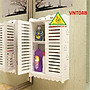 TỦ NHÀ TẮM CHỐNG THẤM NƯỚC VNT04B - NỘI THẤT LẮP RÁP