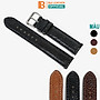 Dây đồng hồ nam da đà điểu Bụi Leather D104 - Da thật khâu tay thủ công cao cấp - Bảo hành 12 tháng