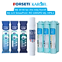 Bộ 10 lõi lọc nước Karofi gồm bộ lõi lọc thô 123 SmaxPro V, màng RO 100 Mỹ và bộ hiệu suất HP6.2 dành cho máy lọc nước Karofi - Hàng chính hãng