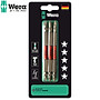 Bộ mũi vít 2 đầu 4 cạnh cao cấp Wera 05344515001 851/23 R BTH 3xPH2x110mm Red BiTorsion dùng trực tiếp máy khoan bắt vít