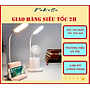 Đèn Học , Đèn Đọc Sách Để Bàn Chống Cận Có Ống Đựng Bút , Giá Đỡ Điện Thoại , Cổng Sạc Usb - Hàng Chính Hãng