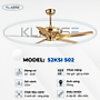 Quạt trần không đèn Klasse 52KSI 502 Hàng chính hãng