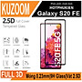 Miếng dán kính cường lực 3D cho Samsung Galaxy S20 FE full màn hình 3D hiệu Kuzoom Protective Glass - mỏng 0.3mm, vát cạnh 2.5D, độ cứng 9H, viền cứng mỏng - Hàng nhập khẩu