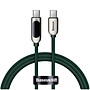 Cáp sạc nhanh Baseus C to C 100W màn led, Cáp sạc nhanh 100W Baseus Display Fast Charging Data Cable Type C to C 100W (20V/5A) - Hàng chính hãng