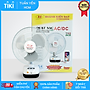 Quạt sạc tích điện Honjianda FL 301 - tích hợp đèn LED & cổng USB - Hàng chính hãng