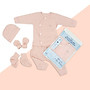 Set quần áo cài chéo 5 món vải modal làm từ sợi cây sồi siêu mềm và thoáng khí  Comfybaby size sơ sinh Newborn
