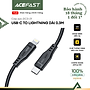 Cáp Acefast USB-C to Light.ning dài 0.3m - DC3-01 Hàng chính hãng Acefast