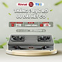 Bếp gas dương Rinnai RV-370(GM)N mặt bếp men và kiềng bếp men - Hàng chính hãng.