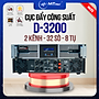 Cục Đẩy Sông Suất 32 Sò MTMAX D3200 – Main Công Suất 2 Kênh Và 8 Tụ Đánh Được Loa Bass 25, Bass30 Dễ Dàng, Sơn Tĩnh Điện, 2 Quạt Tản Nhiệt, Bảo Hành 12 Tháng HÀNG CHÍNH HÃNG
