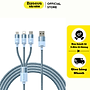 Cáp sạc đa năng Baseus StarSpeed Fast Charging Data Cable 1 for 3 USB to M+L+C 3.5A CAXS - hàng chính hãng