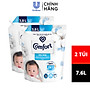Combo 2 túi nước xả vải cho bé Comfort cho da nhạy cảm với công thức riêng dịu nhẹ 100% nguồn gốc thực vật - túi 3.8L