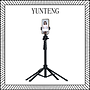 Gậy 4 chân chụp ảnh điện thoại Yunteng XC 90 tích hợp chân tripod và cằm tay selfie nhỏ gọn tiện lợi - Hàng chính hãng