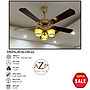 Siêu Sales QUẠT TRẦN AZP- 5 CÁNH GỖ, CÔNG XUẤT 50W, CÓ REMOTE- Hàng Nhập Khẩu