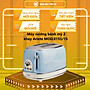 Nướng bánh mỳ 2 khay  (Màu xanh da trời) Ariete  MOD. 0155/15 - Hàng chính hãng