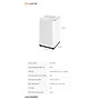Máy giặt mini chức năng giặt nhiệt độ cao Lumias WS040WH Hàng chính hãng