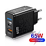 Củ sạc nhanh Elough PD65W cho điện thoại, máy tính bảng gồm 1 cổng USB-A 3.0 và 1 cổng Type-C, hàng nhập khẩu