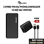 Combo Sạc dự phòng Energizer UE10053 + Sạc Mophie 10W + Cáp USB-C - HÀNG CHÍNH HÃNG