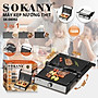 Máy kẹp nướng đa năng 3IN1 SOKANY SK-08092 công suất cao 1500W, bộ 3 khay nướng đa năng, tháo lắp dễ dàng vệ sinh - HÀNG CHÍNH HÃNG - DELIYA