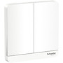 Bộ công tắc đôi 2 chiều 16AX, có đèn LED, Schneider Electric dòng AvatarOn