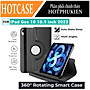 Case bao da xoay 360 độ cho iPad Gen 10 10.9 inch 2022 hiệu HOTCASE chống sốc cực tốt, bảo vệ toàn diện, trang bị tính năng smartsleep - Hàng nhập khẩu