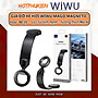 Giá đỡ điện thoại từ tính magnetic N52 cho xe hơi ô tô hiệu WIWU Mago Xoay 360 độ, keo 3M siêu chắc cho iPhone 16 15 14 13 12 Pro Max Plus S23 S24 S24 - Hàng nhập khẩu