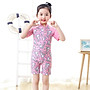 Đồ bơi bé gái đồ bơi bé trai liền thân ngắn tay size từ 15kg đến 33kg