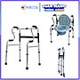 Khung tập đi 2 trong 1 làm gậy tập đi vừa tích hợp bô vệ sinh cho người già gặp khó khăn vận động, chính hãng Nikita