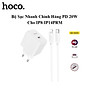 Bộ Sạc Nhanh PD 20W Cho iPhone, iPad Hoco C76Plus/CS13/CS13A - Hỗ trợ sạc nhanh 0-50% Pin trong 30p - Hàng Chính Hãng