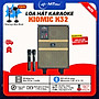 Loa Karaoke Kiomic K32 - Loa Xách Tay Bluetooth Cao Cấp Giá Rẻ Bass 20Cm Chất Âm Mạnh Mẽ Uy Lực Tặng Kèm 2 Micro Không Dây và Kẹp Điện Thoại L7 Bảo Hành 6 Tháng Hàng chính hãng