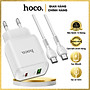 Củ sạc nhanh Hoco N5 (QC, PD 20W) cho android,iphone - chất liệu PC chống cháy - Phích cắm EU ( chân tròn) - Hàng chính hãng