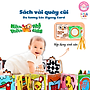 Sách Vải ZicZac Đa Tương Tác Kiêm Đồ Chơi Quây Cũi Kích Thích Thị Giác Cho Trẻ Sơ Sinh - Lalala Baby