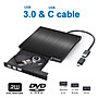 Ổ ĐĨA DVD RW CẮM NGOÀI CHO LATOP DESTOP OS ĐỜI MỚI  usb 3.0 và cổng Type C -Hàng Chính Hãng