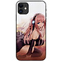 Ốp lưng dành cho Iphone 12 Mini mẫu Anime Cô Gái Tất Đen