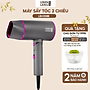 Lebenlang - Máy sấy tóc gấp gọn, 2 chiều nóng lạnh với công suất 2100W, chống xơ rối tóc, model LBH3088P - hàng chính hãng