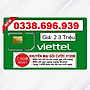 Sim Viettel số đẹp - Hàng chính hãng - 0338.696.939
