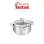 Nồi Inox cao cấp Tefal Duetto Plus (18cm x 2.0L/20cm x 2.9L/22cm x 6.1L/24cm x 5.0L/28cm x 10.0L) - Hàng chính hãng