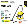 Máy hút bụi khô và ướt Karcher WD 4 S - version mới năm 2022  (Hàng chính hãng)