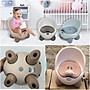 Bô Ngồi Vệ Sinh Hình Gấu Hokori Cho Trẻ Em Có Nắp Đậy