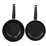 Bộ 2 chảo Lock&Lock Easy Frypan 2P Set, Chảo 1 tay cầm 24cm + Chảo lòng sâu 26cm (LEY1243 x 1, LEY1265 x 1) LEY1243S2