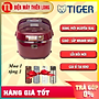Nồi cơm điện tử Tiger JBX-A10W (1.0 lít) - TẶNG Bình giữ nhiệt Tiger MCX-A352 350ml - HÀNG CHÍNH HÃNG