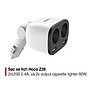 Sạc ô tô 2 cổng Usb Hoco Z28 tích hợp đèn Led chất liệu cao cấp - Hàng chính hãng