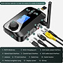 ROGTZ Bộ thu phát âm thanh Bluetooth 5.1 đa năng 6 trong 1 Kết nối đa dạng Optical Coaxial AUX RCA 3.5mm Hỗ trợ thẻ TF Màn LCD Hỗ trợ A2DP/AVRCP/EDR/HSP Micro đàm thoại Thông báo giọng nói  Kết nối tự động Angten Xe hơi Nhà ở Rạp hát Hàng Chính Hãng